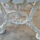 Garden bench signed Godin cast iron bourgeois house