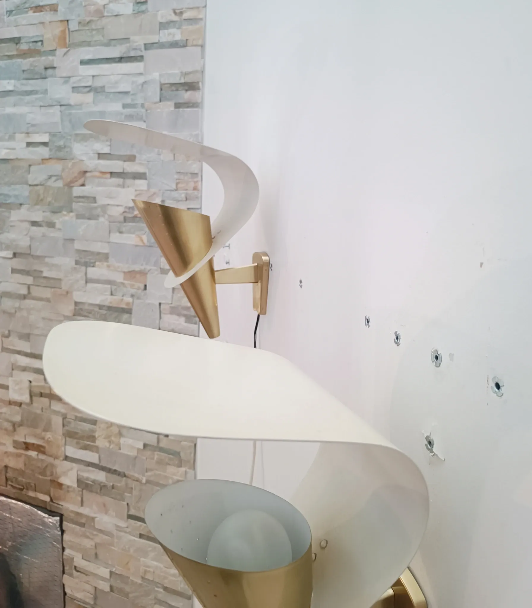 Pair of wall lights by Metalarte 1960s