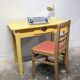 Yellow vintage table