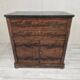 Commode ancienne en acajou flammé de style louis philippe