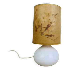 Lampe figue céramique - blanche