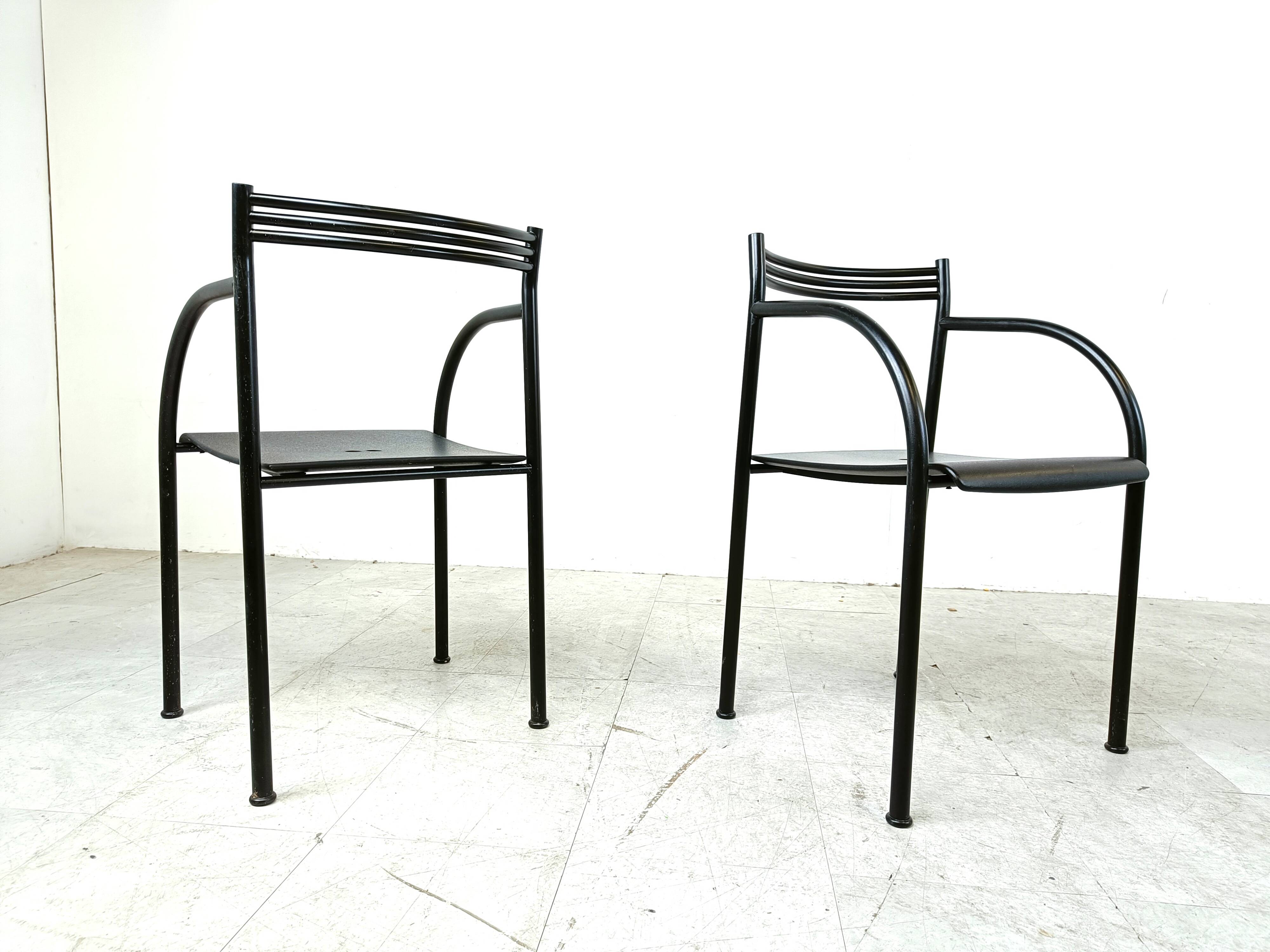 Spanish Francesca Armchairs by Philippe Starck for Baleri Italia, 1982, Set of 4
