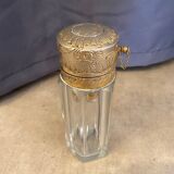 Old piston vaporizer crystal perfume atomizer baccarat late nineteenth century
