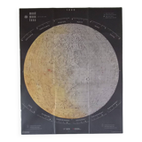 Belle affiche de la Lune de 1969