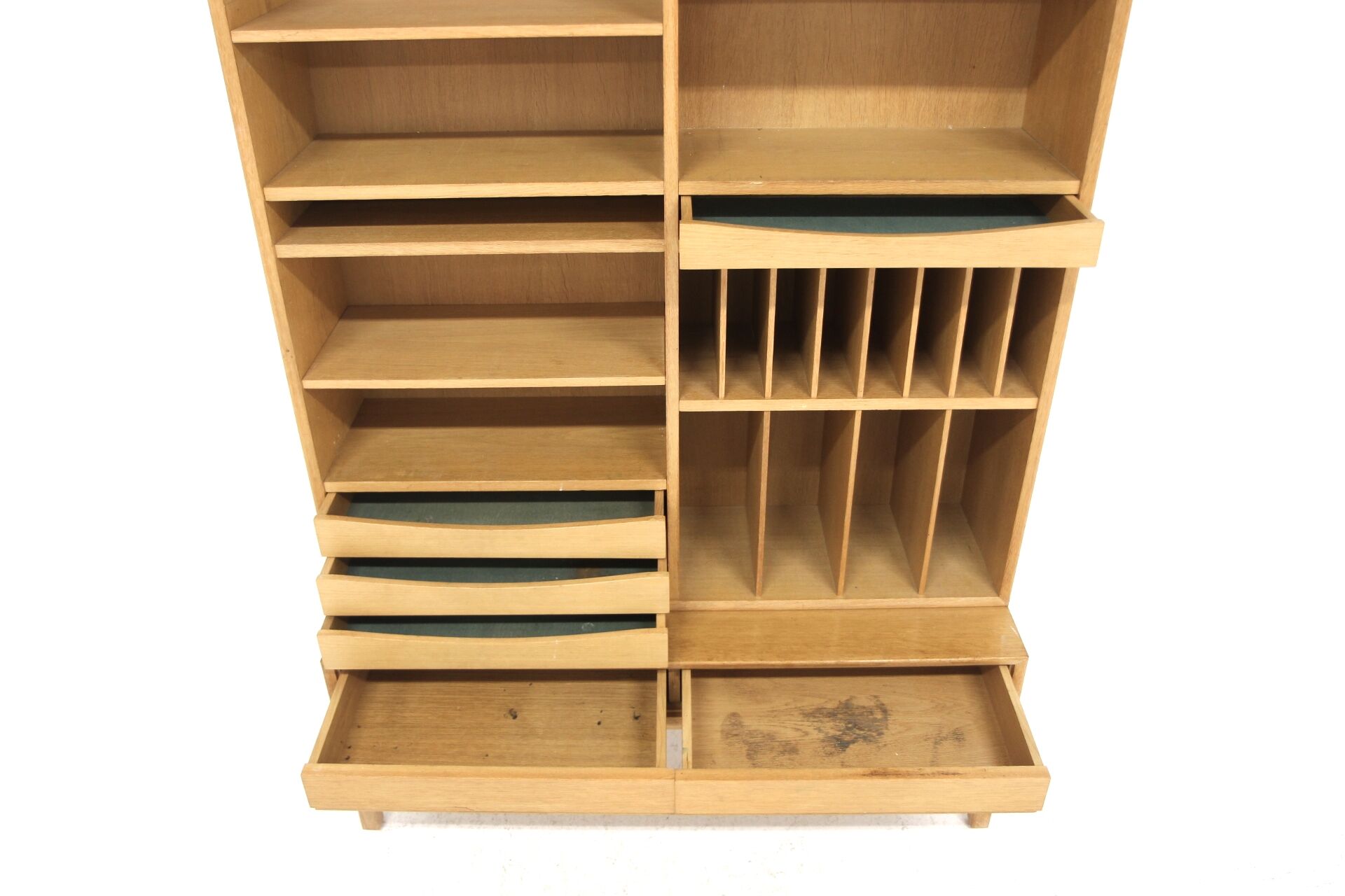 Scandinavian oak bookcase, Marian Grabinski, Möbel-Ikea, Sweden, 1960