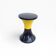 Yellow/black Tam Tam stool branded Massonnet Stamp n/j