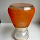 Orange granite glass vase 60s