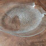 Plat verre forme  poisson