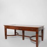 Wooden library table. Portugal, 1940s.