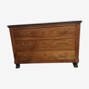 Chest of drawers empire of marble