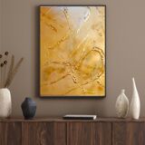 GOLD LOLLIPOP - J.VENDÔME - Unique contemporary abstract painting