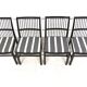 Set de 4 chaises en hêtre, Suède, 1960
