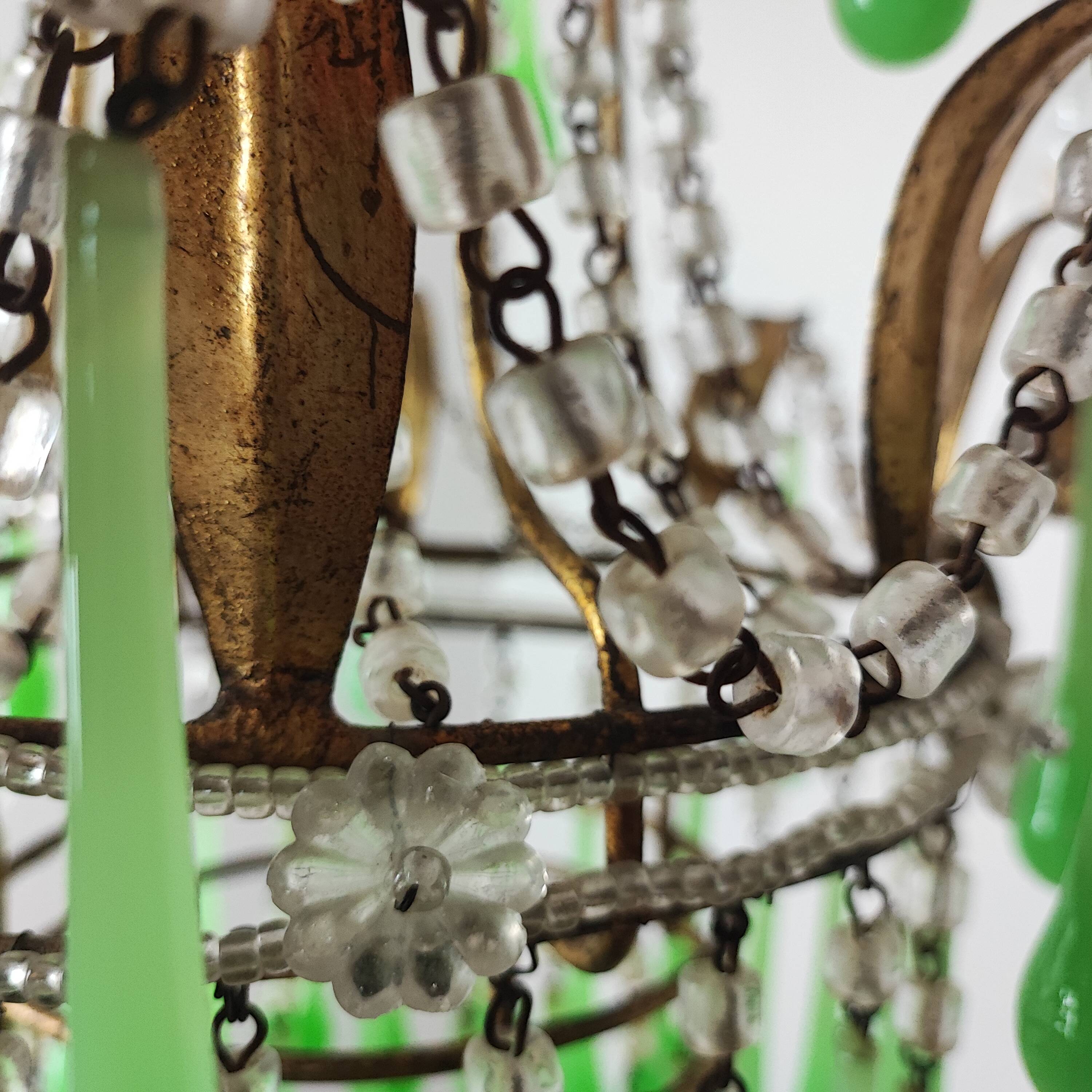 Italian chandelier with tassels