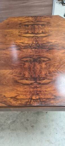 art deco table original veneer h70x126x110 possibility of putting a ra