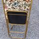 2 folding chairs lausanne vintage tapestry