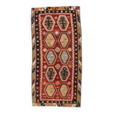 5x10 tribal handmade kilim rug, 156x310cm