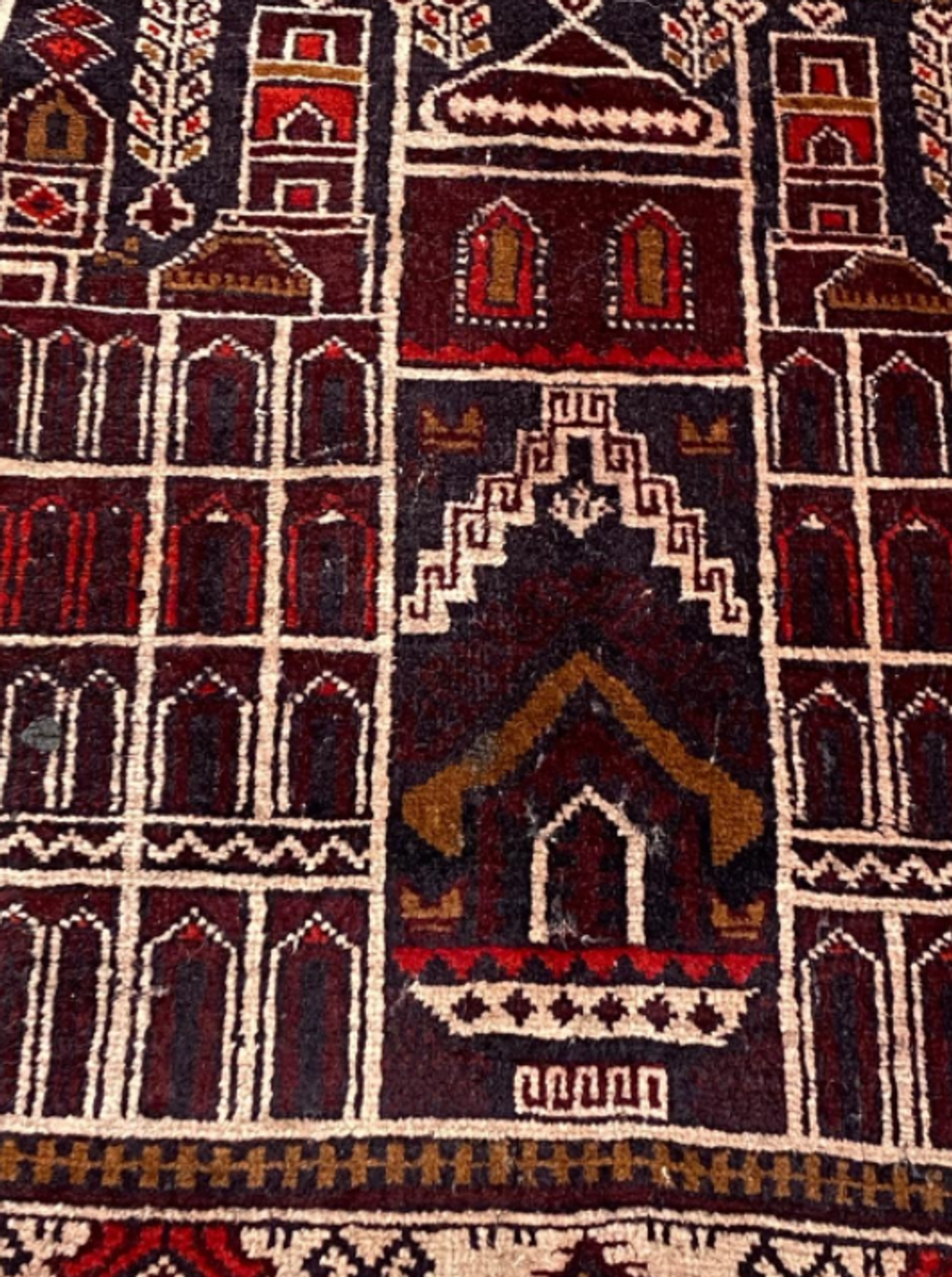 Tapis afghan Baluch vintage 140x86cm