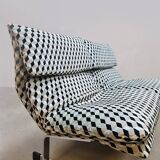 Vintage Italian design Onda Wave lounge chairs Giovanni Offredi Saporiti