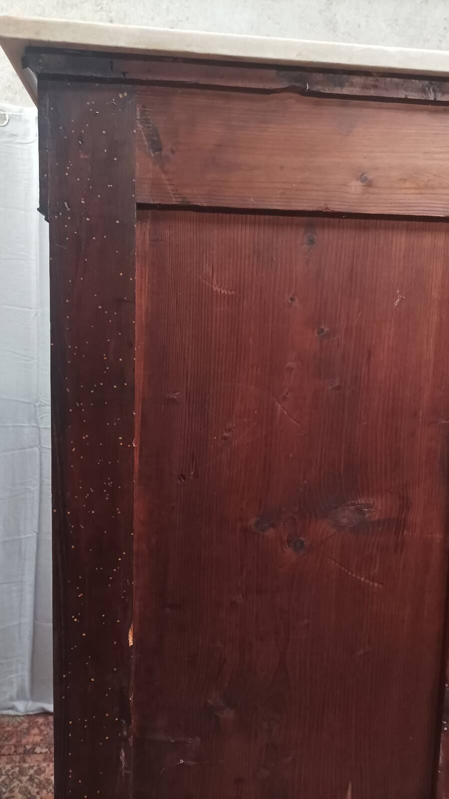 Grand meuble de métier 8 tiroirs en acajou époque Napoléon III