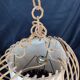 Suspension vintage en rotin