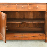 Oak and walnut sideboard