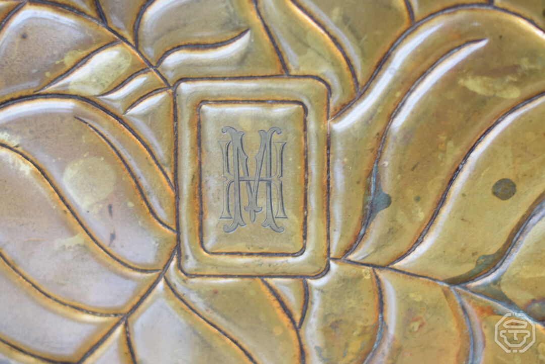 Brass serving tray XX'