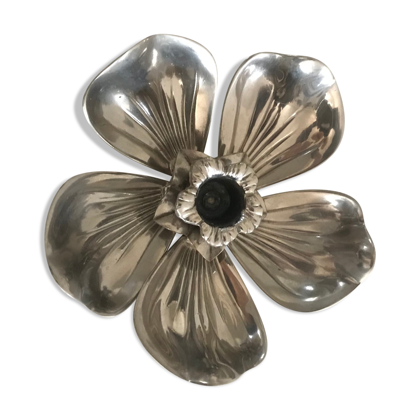 Vintage candlestick ashtray