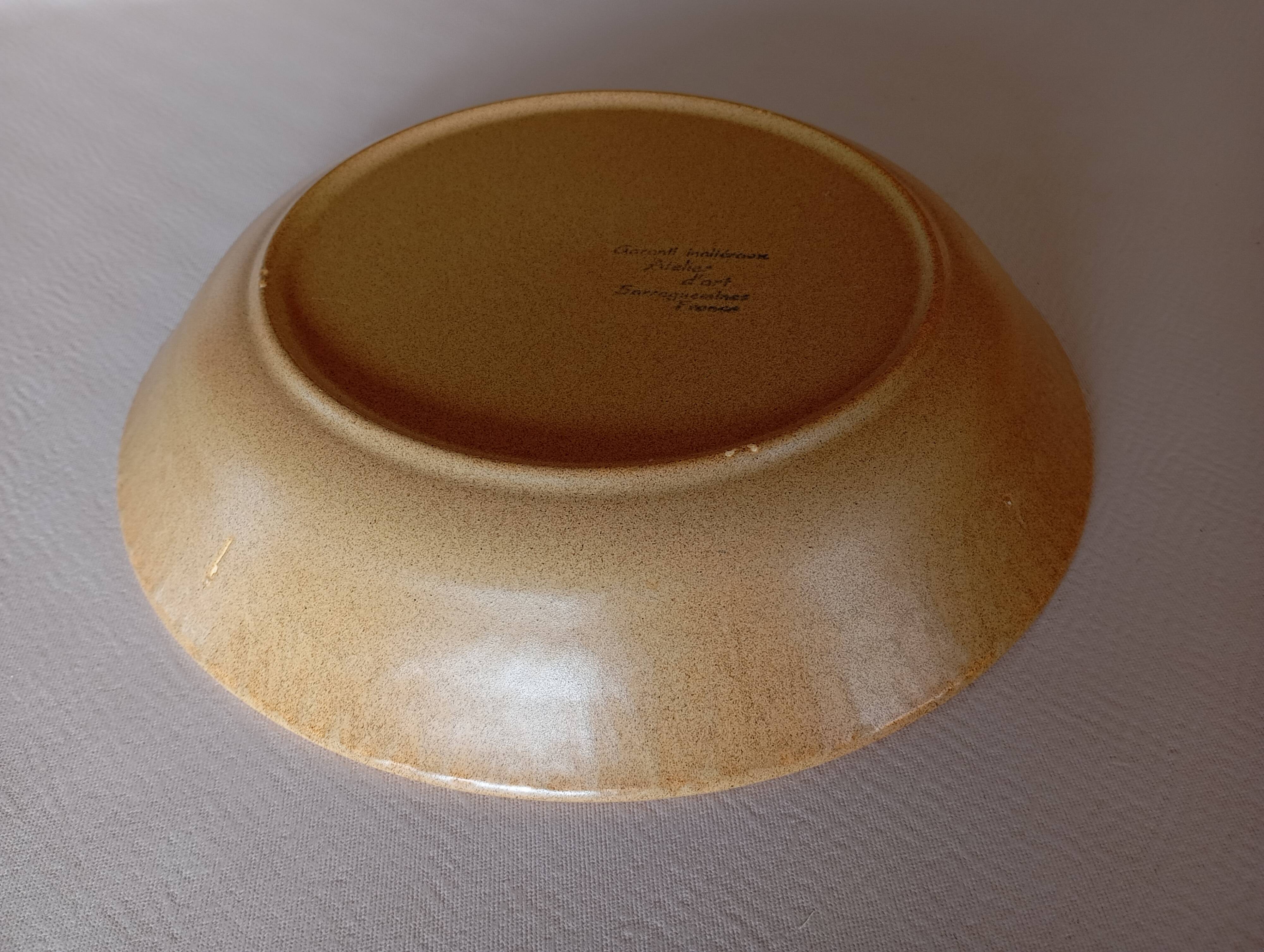 Sarreguemines "Chaumière" deep dish