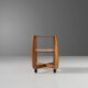 Amsterdam School beech wooden Side Table, The Netherlands 1920s