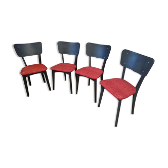 4 chaises années 50