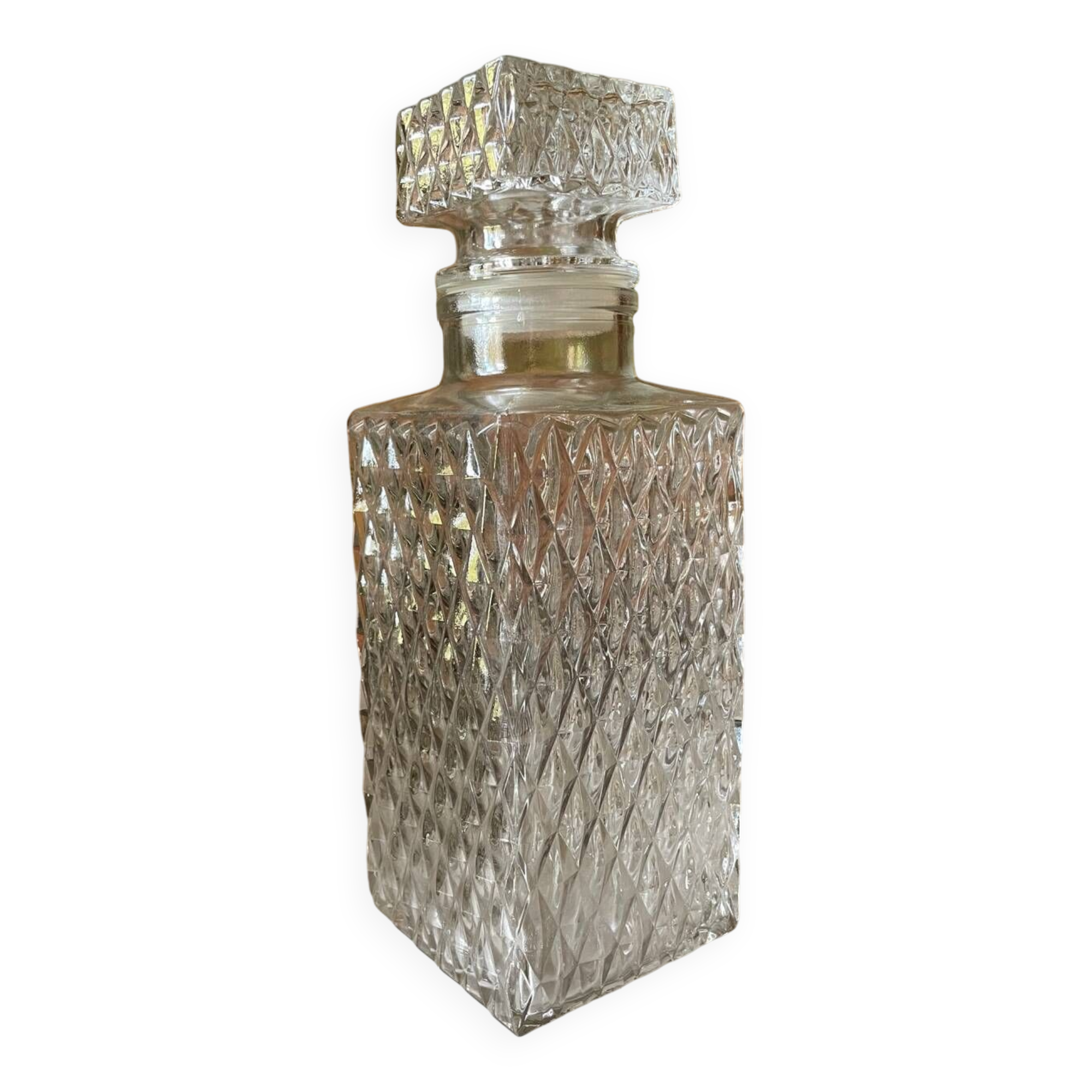 Carafe à whisky en verre