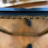 Antique gold and black mirror