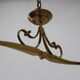 1970s italian brass pendant light