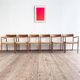 Chaises danoises en teck Mid-Century par Niels O. Møller # 77 & 57 Set de 6