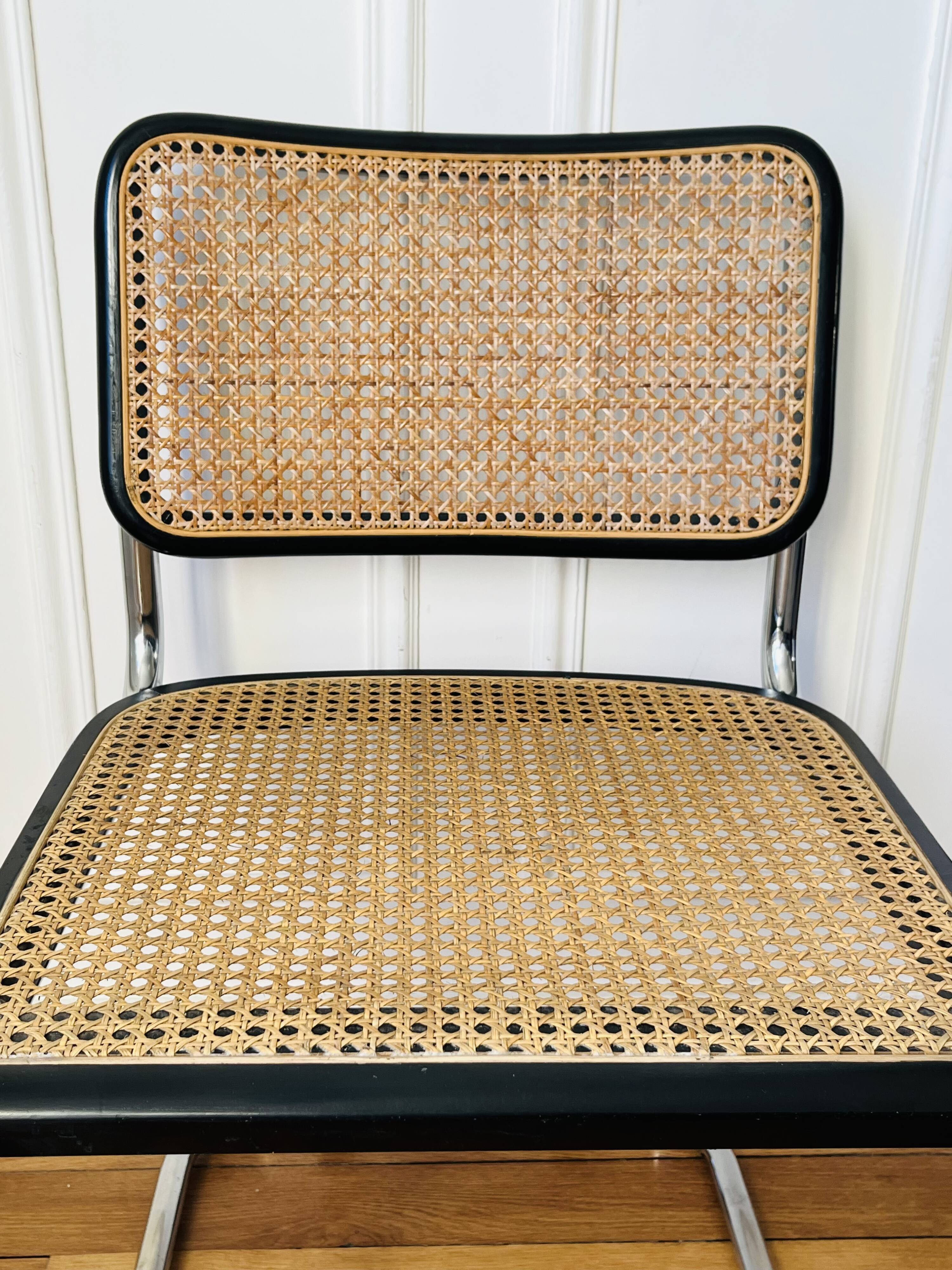 chair Cesca B32 / seat caning redone