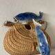 2 vases en barbotine poisson