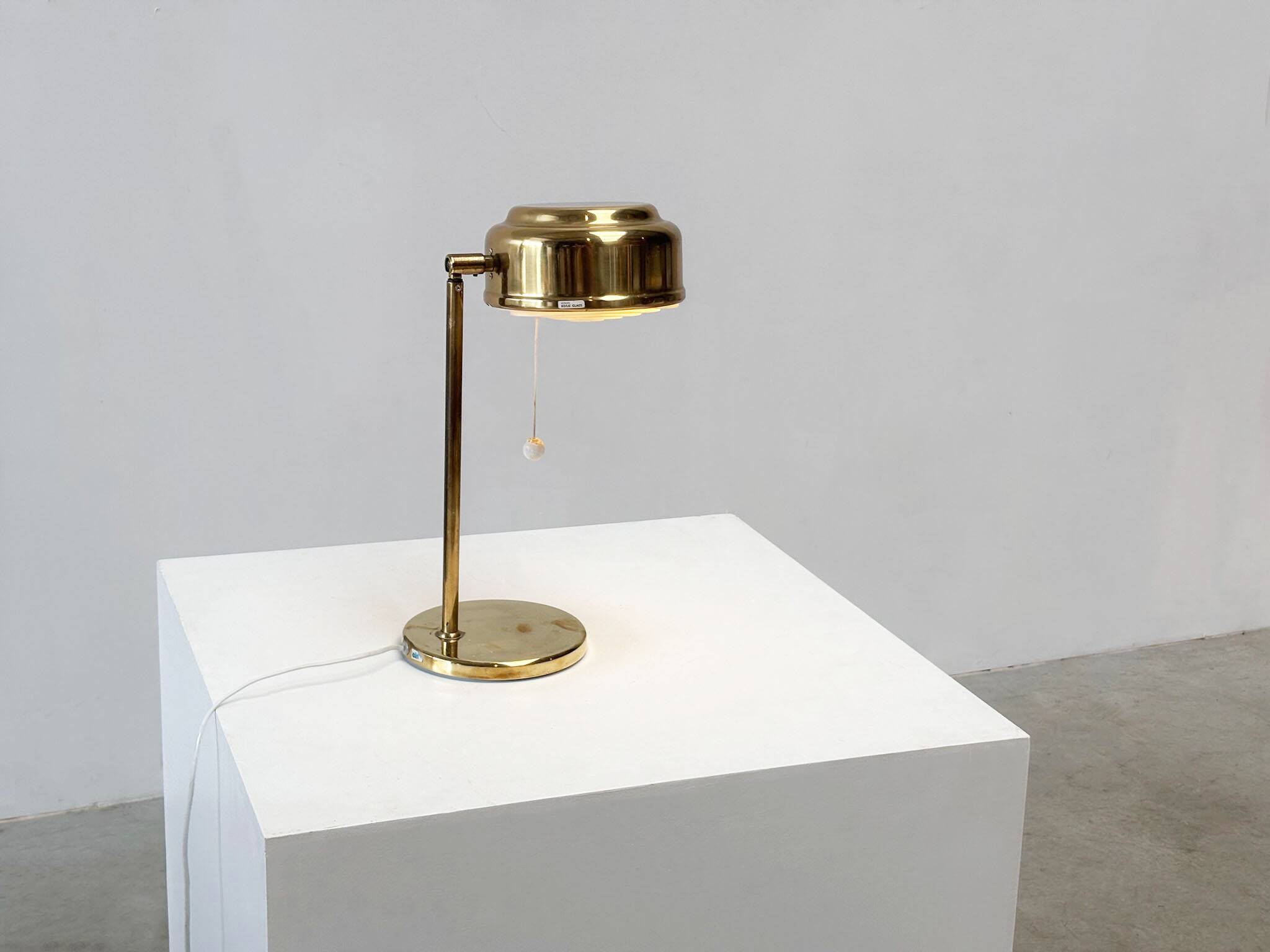Brass table lamp by Börje Claes, for Norlett Elit in Sweden