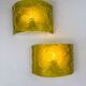 Pair of Carlo Nason for Mazzega Murano glass wall sconces, Italy circa 1970s