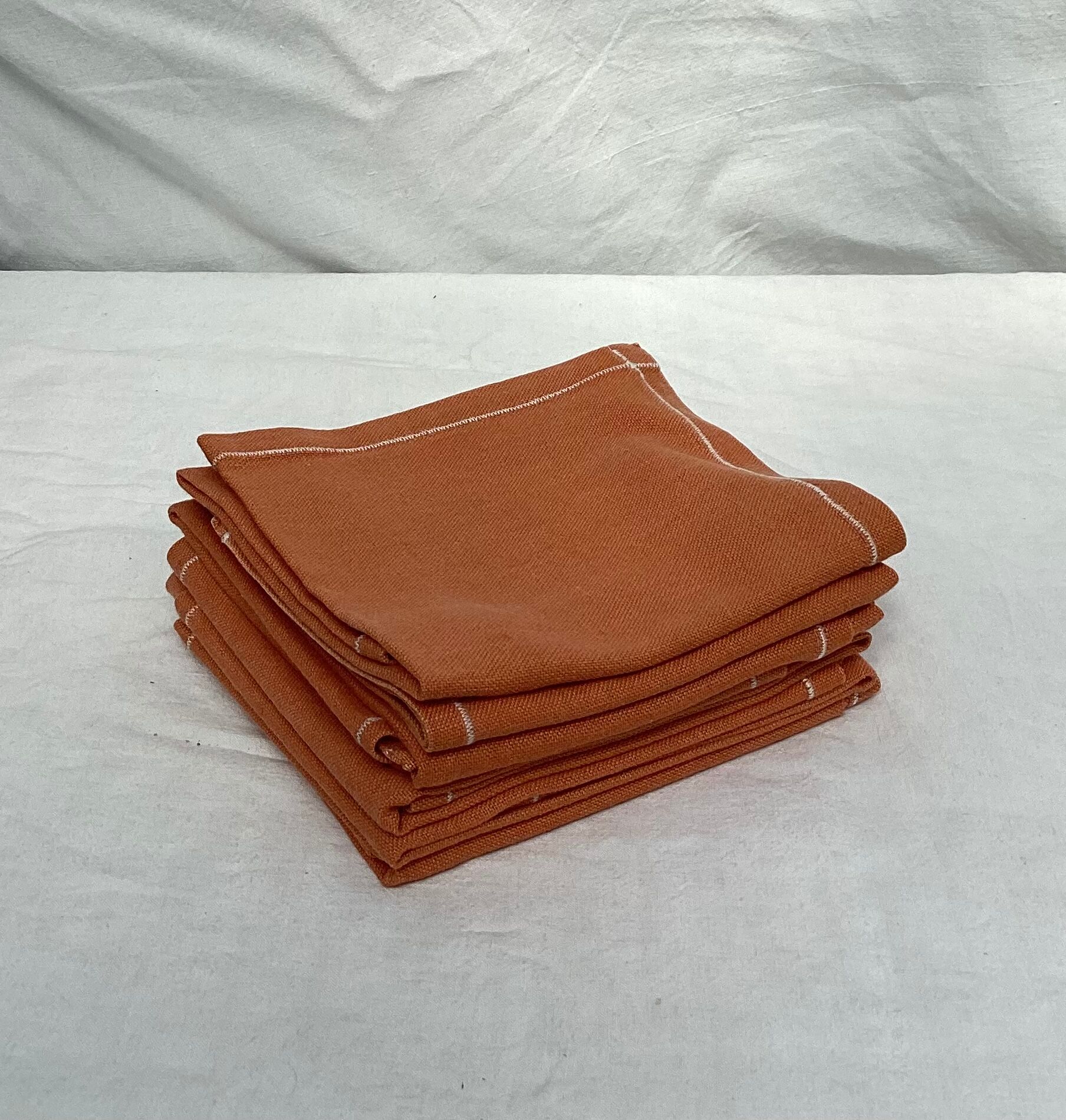 Set of six vintage cotton towels
