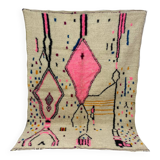 Handmade Moroccan Berber carpet 244 x 173 CM