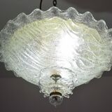 "The Crown" Charming Italian Murano Glass Ceiling Fixture, Murano, 1970