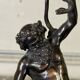 Silenus, bronze sculpture after the antique, 19th century