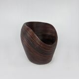 Vintage Italian Wicker Lounge Chair in the style of Gabriella Crespi, 1960s