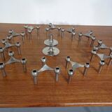 Candleholders by Ceasar Stoffi & Fritz Nagel for BMF, 1960s, Set of 12