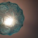 Glass chandelier Degué Blue