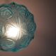 Glass chandelier Degué Blue