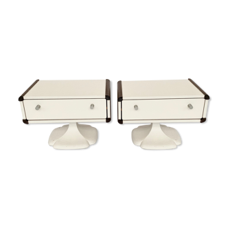 Pair of bedsides Gautier vintage 70s