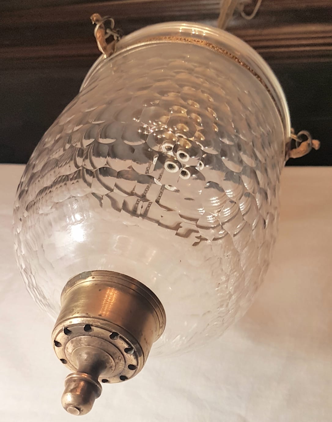 Empire-style hot air balloon chandelier