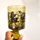 Roemer glass in bubble glass, enamelled, hunter Alfred TAUBE VOHENSTRAUSS Germany