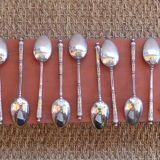 set of 12 mocha spoons